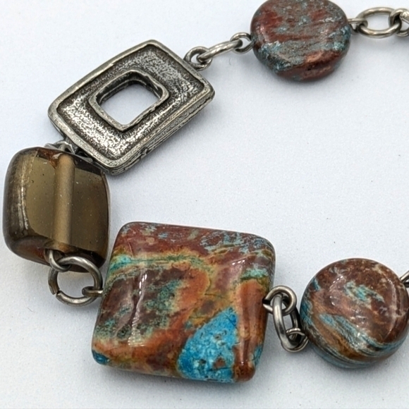 Multimedia bracelet silver tone - Picture 3 of 5